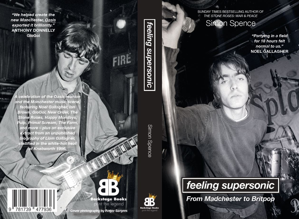 Feeling Supersonic - Roger Sargent alternate cover (signed by the author)