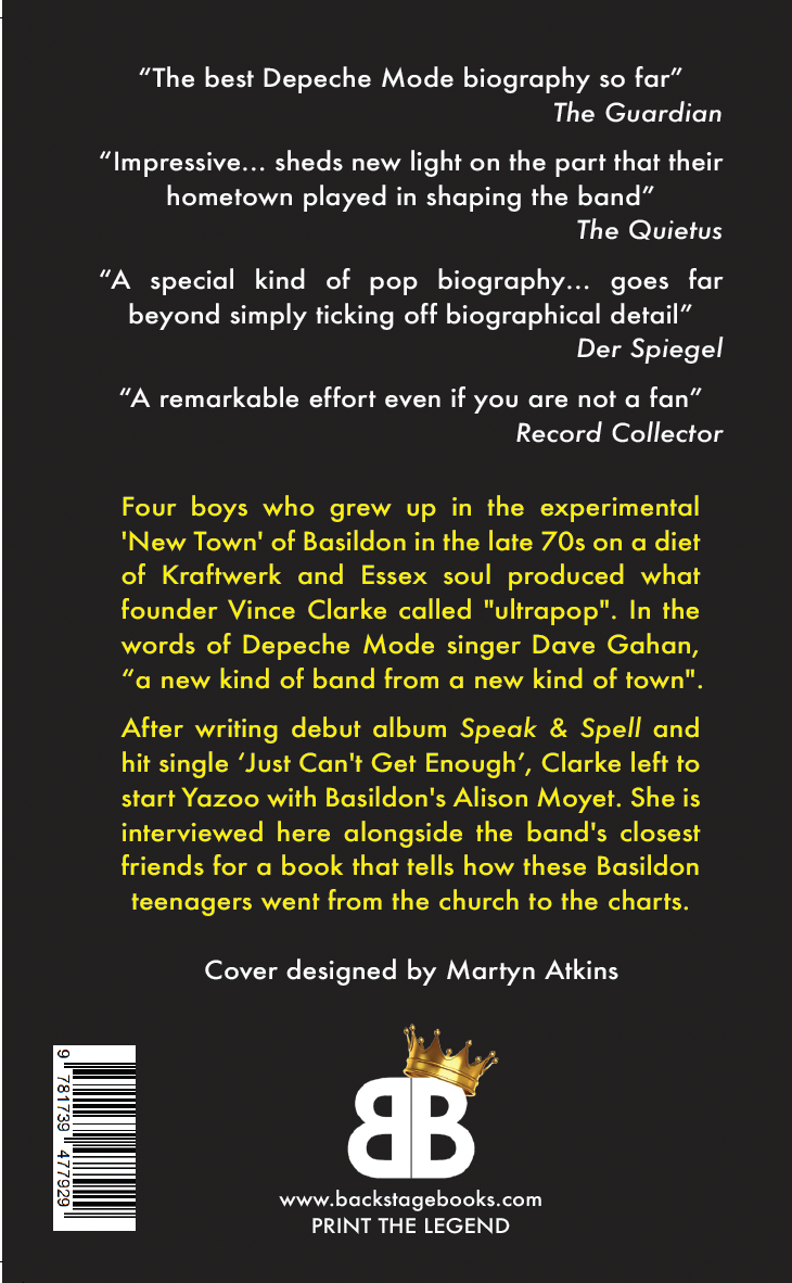 DEPECHE MODE: VINCE by Simon Spence (signed by the author)